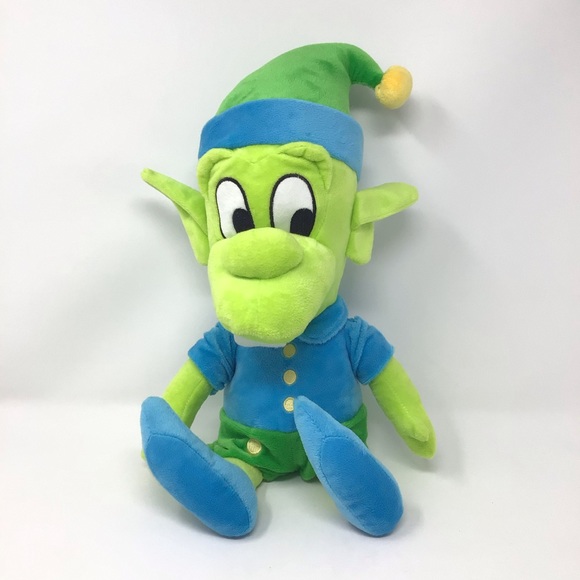 The Simpson Happy Green Elf Plush NWOT - Picture 3 of 9